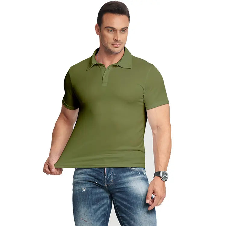 LEEHANTON Mens Golf Polo Shirt - Image 7